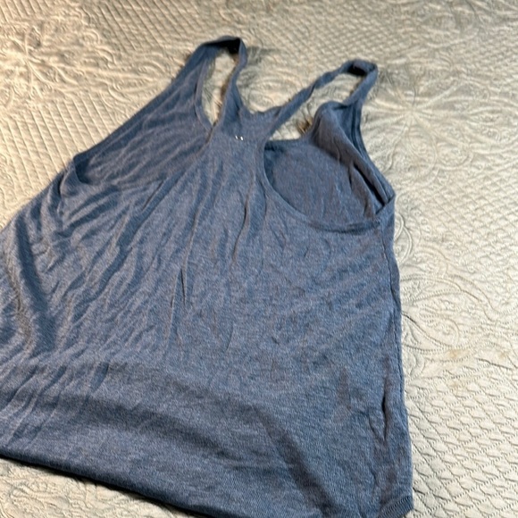 Lululemon Athletica Blue Gray Sleeveless Backless Tank Top - Picture 6 of 7